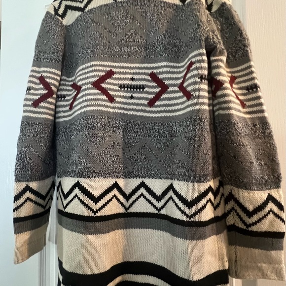 Cardigan sweater Open Shawl neck. - Picture 3 of 4